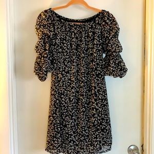 JBS black sheer fabric Small